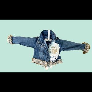 New/Vintage Little Girls Denim jacket